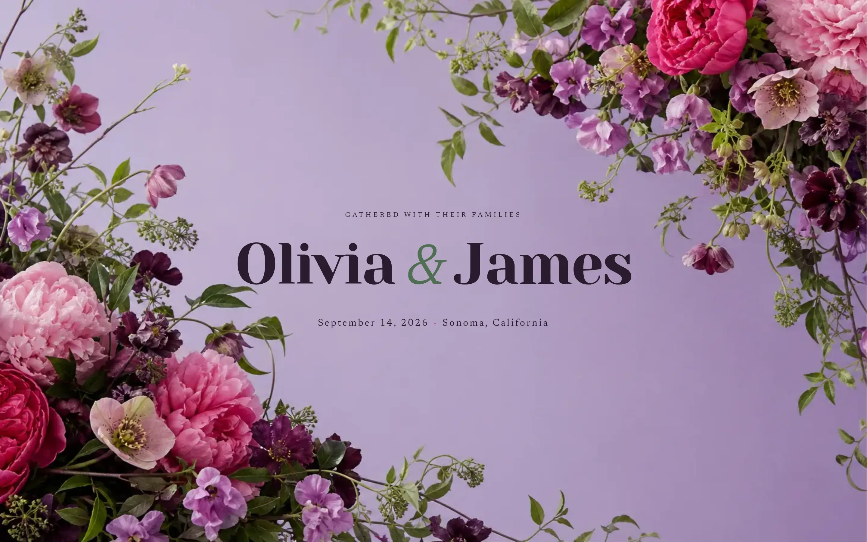 Garden Botanical wedding Design preview