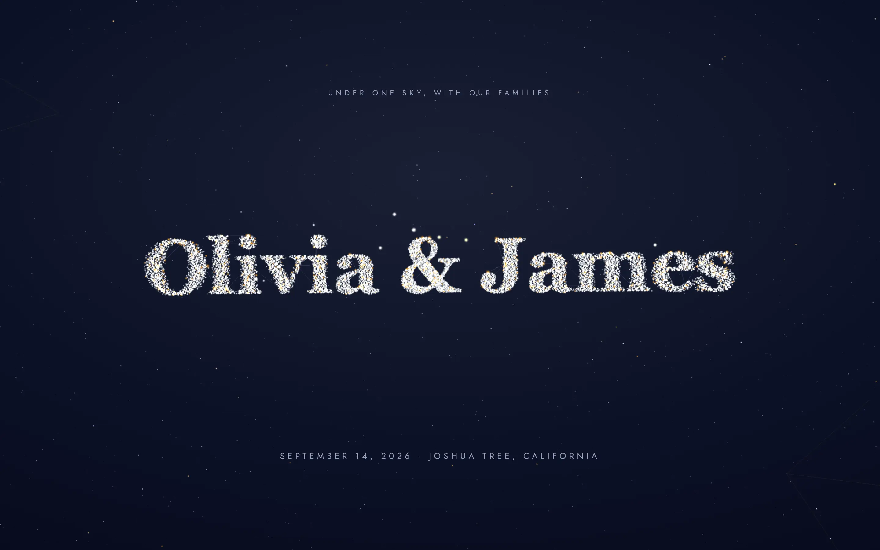 Celestial wedding Design