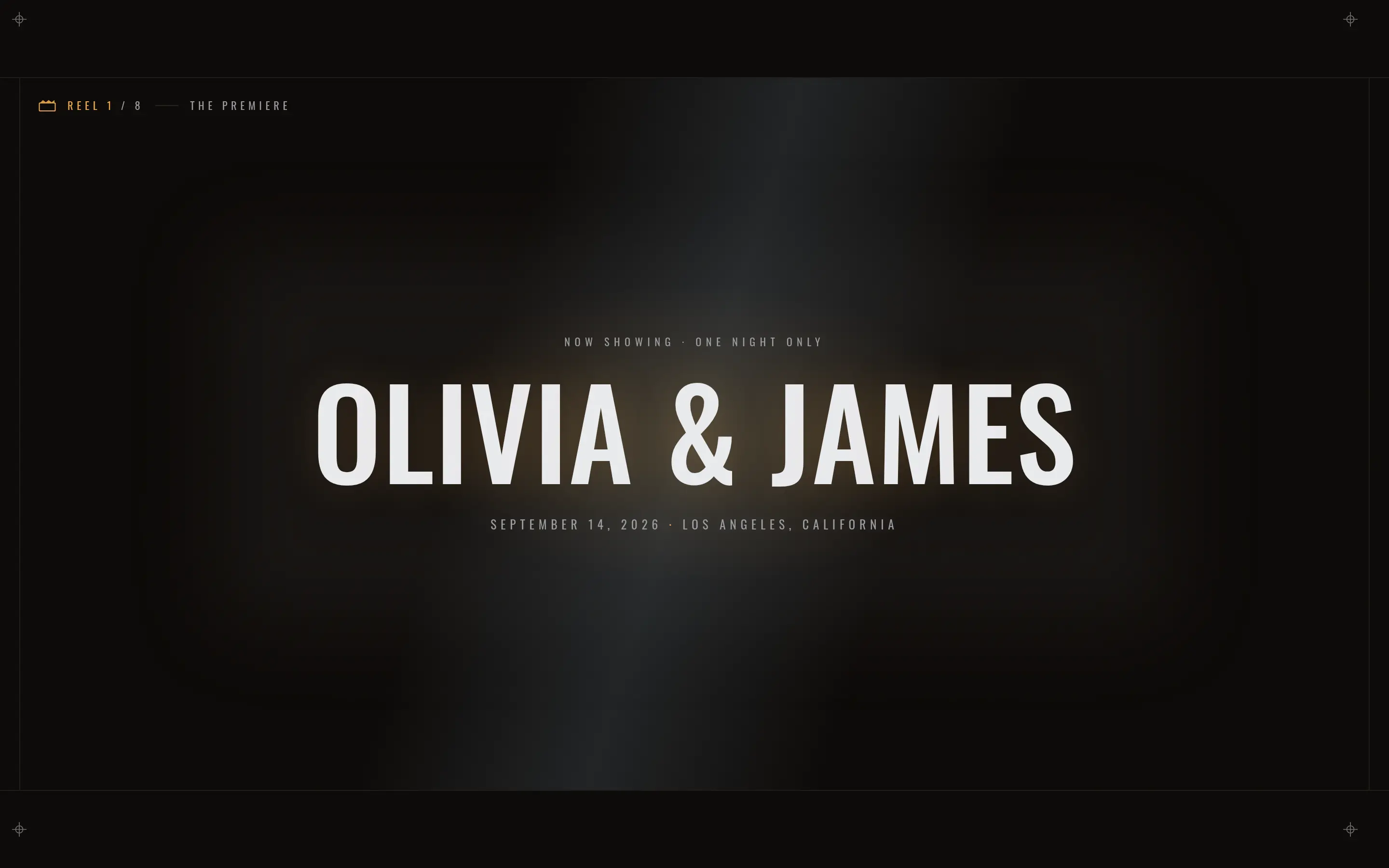 The Reel wedding Design